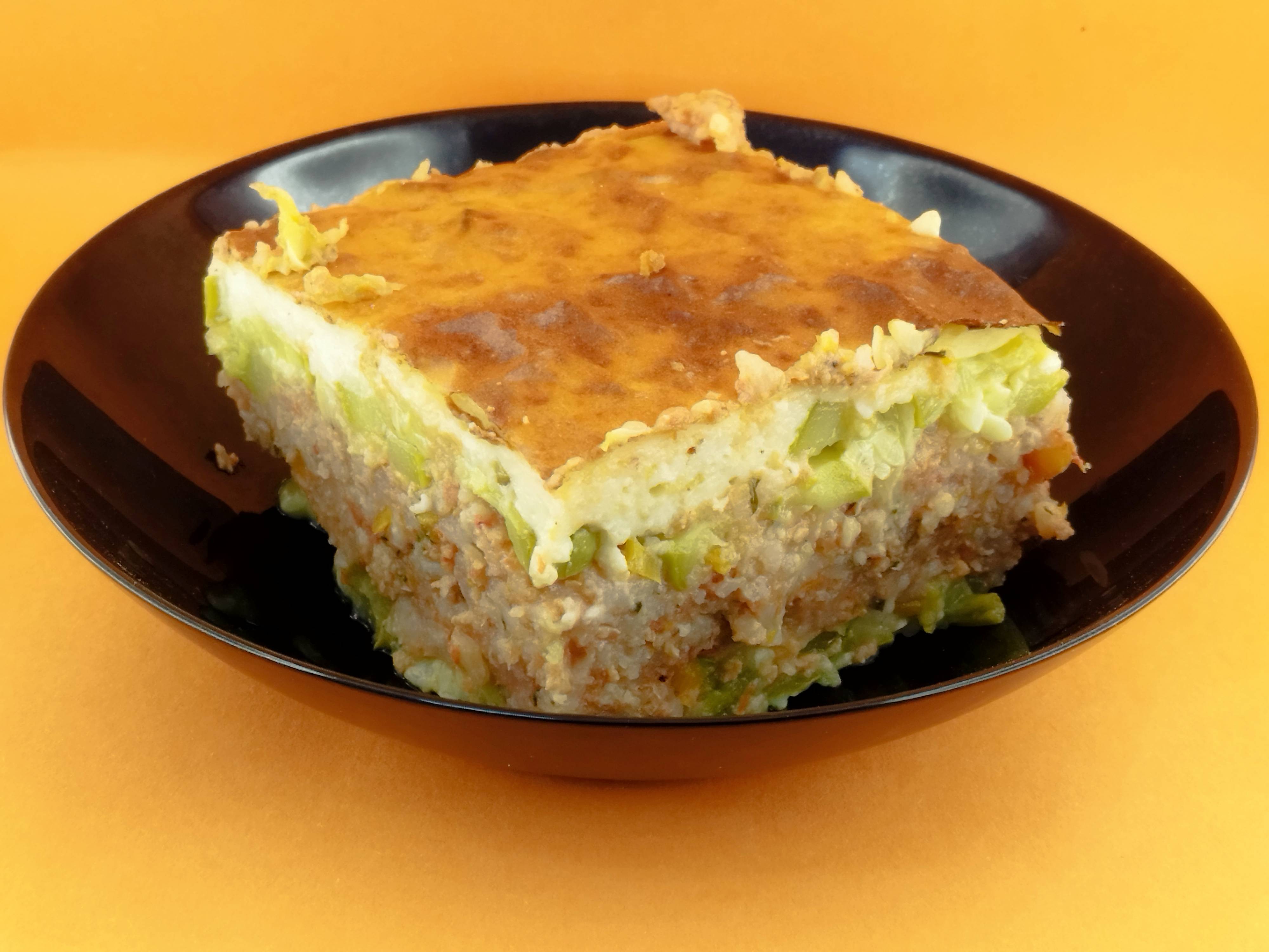 Мусака от тиквички и мляно месо 